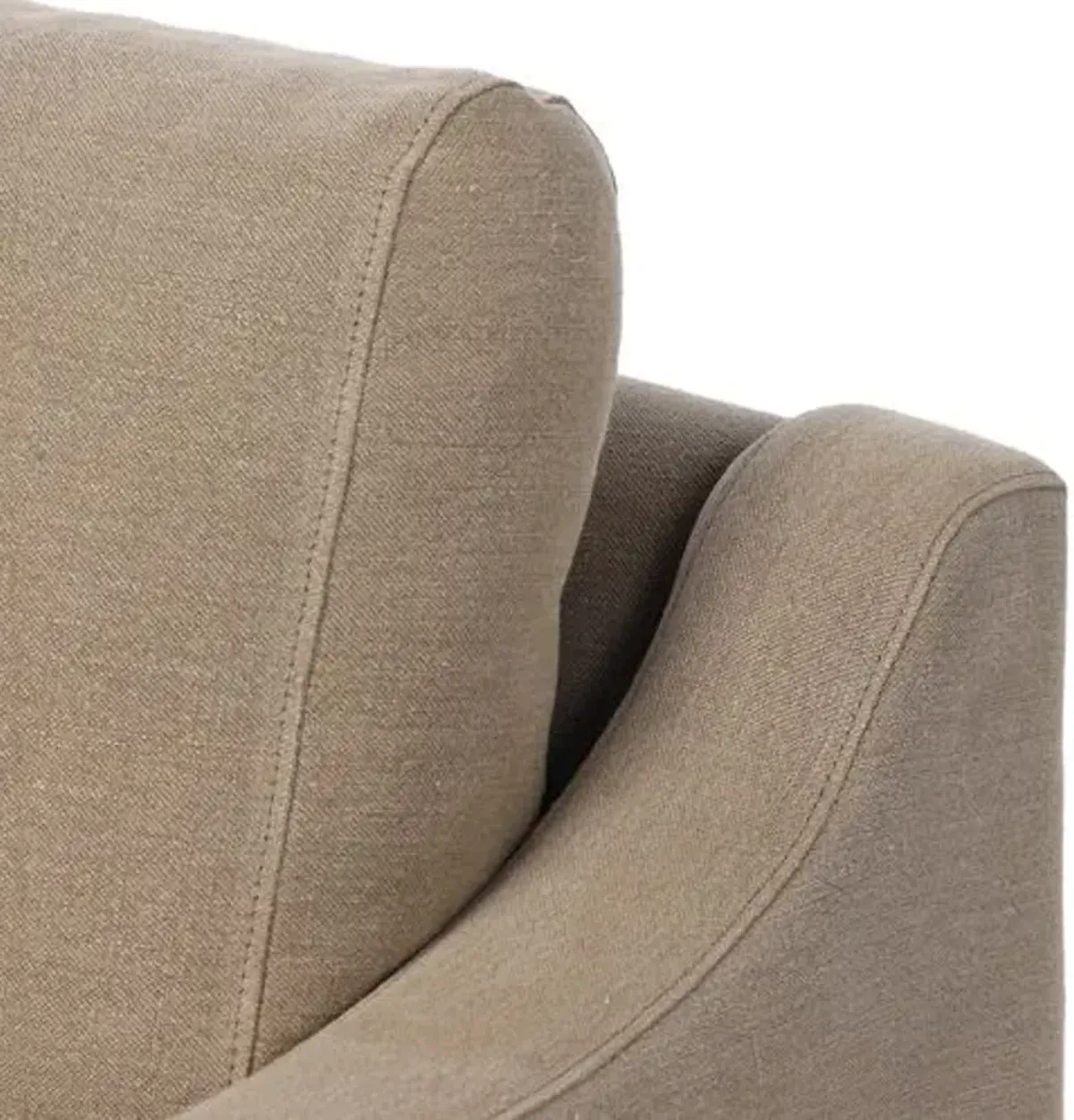 Aurelia Linen Swivel Chair - Amber Lewis x Four Hands