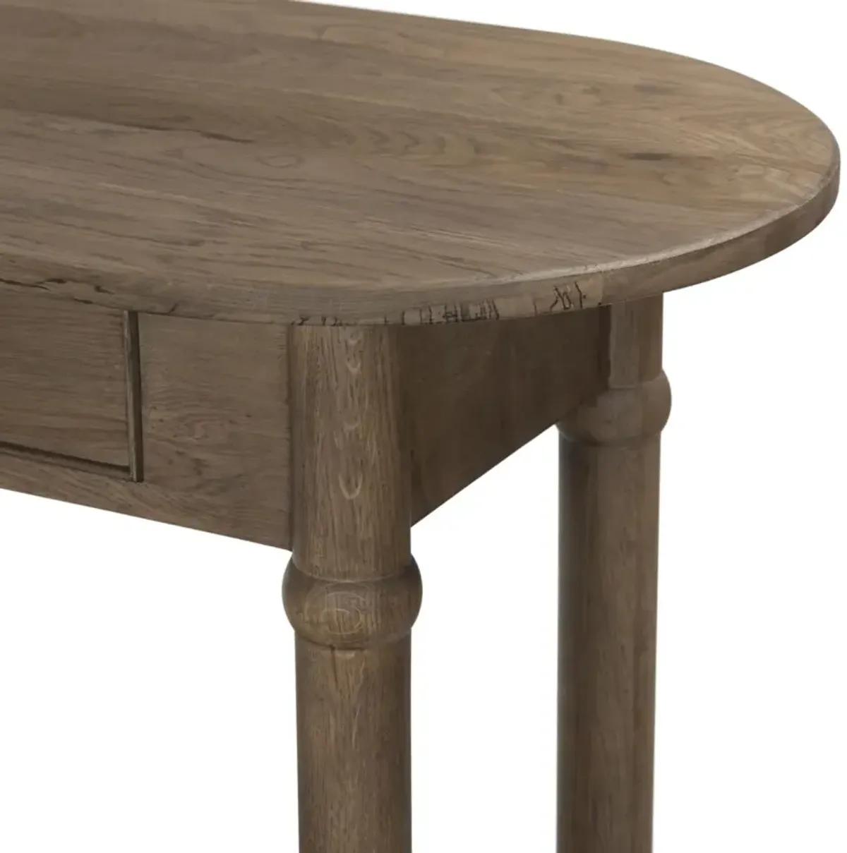 Charnes 2-Drawer Console Table, Warm Natural Oak