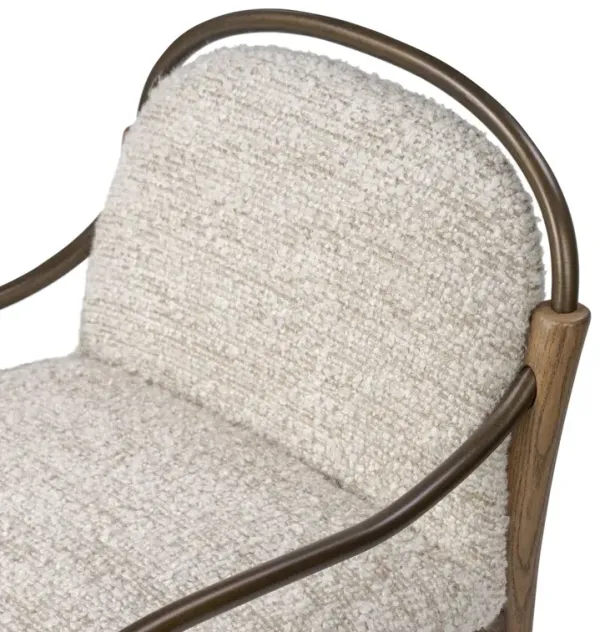 Demi Ash Wood Iron Counter Stool - Ivan Stone - Amber Lewis x Four Hands