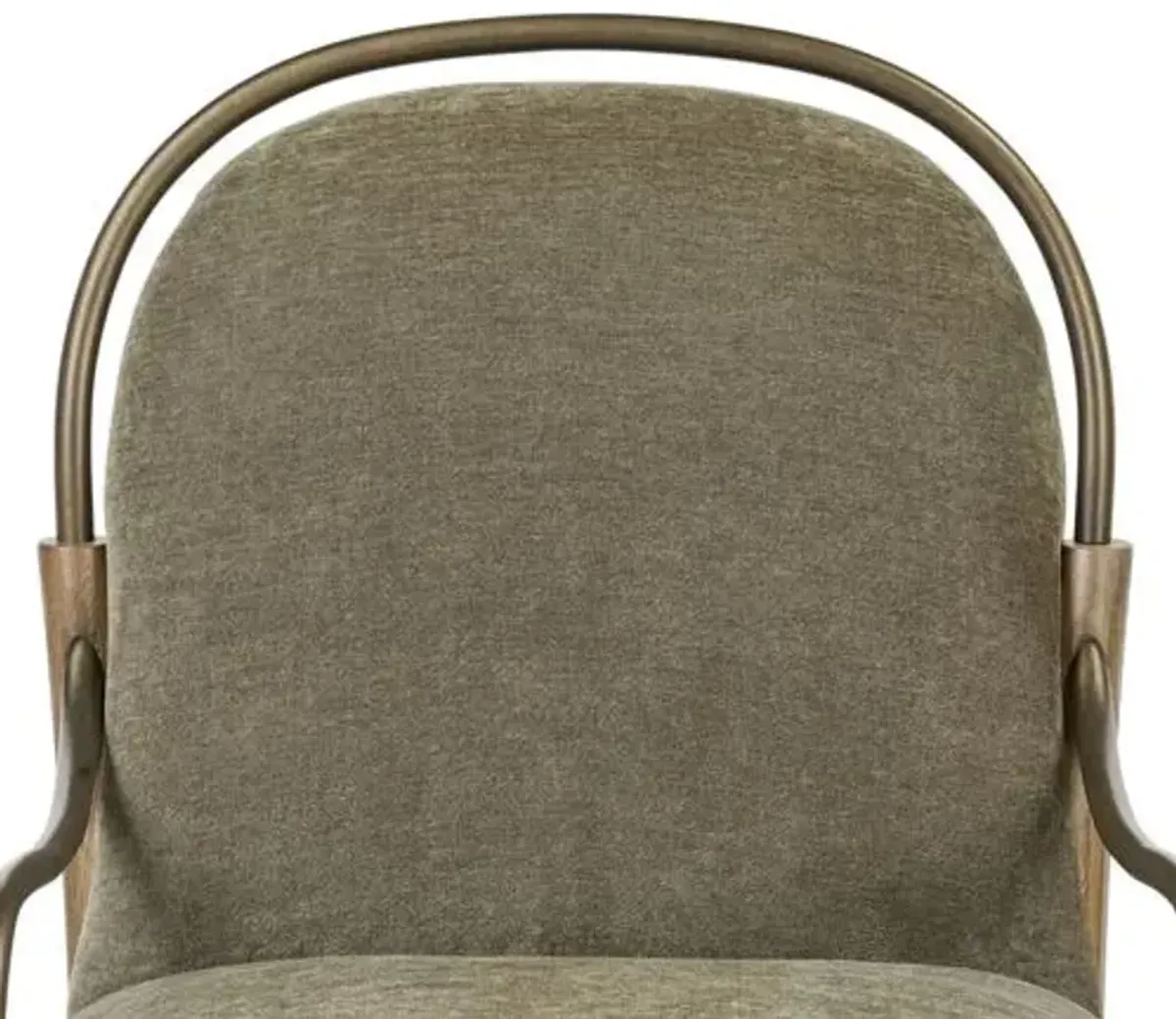 Demi Iron Desk Chair - Malmo Olive - Amber Lewis x Four Hands - Green