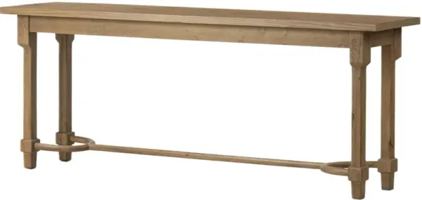 Edison Oak Console Table, Natural