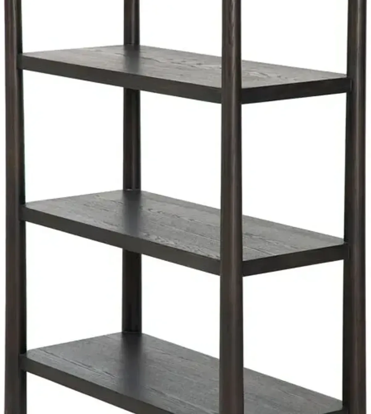 Eldridge 5-Shelf Bookcase - Amber Lewis x Four Hands - Black