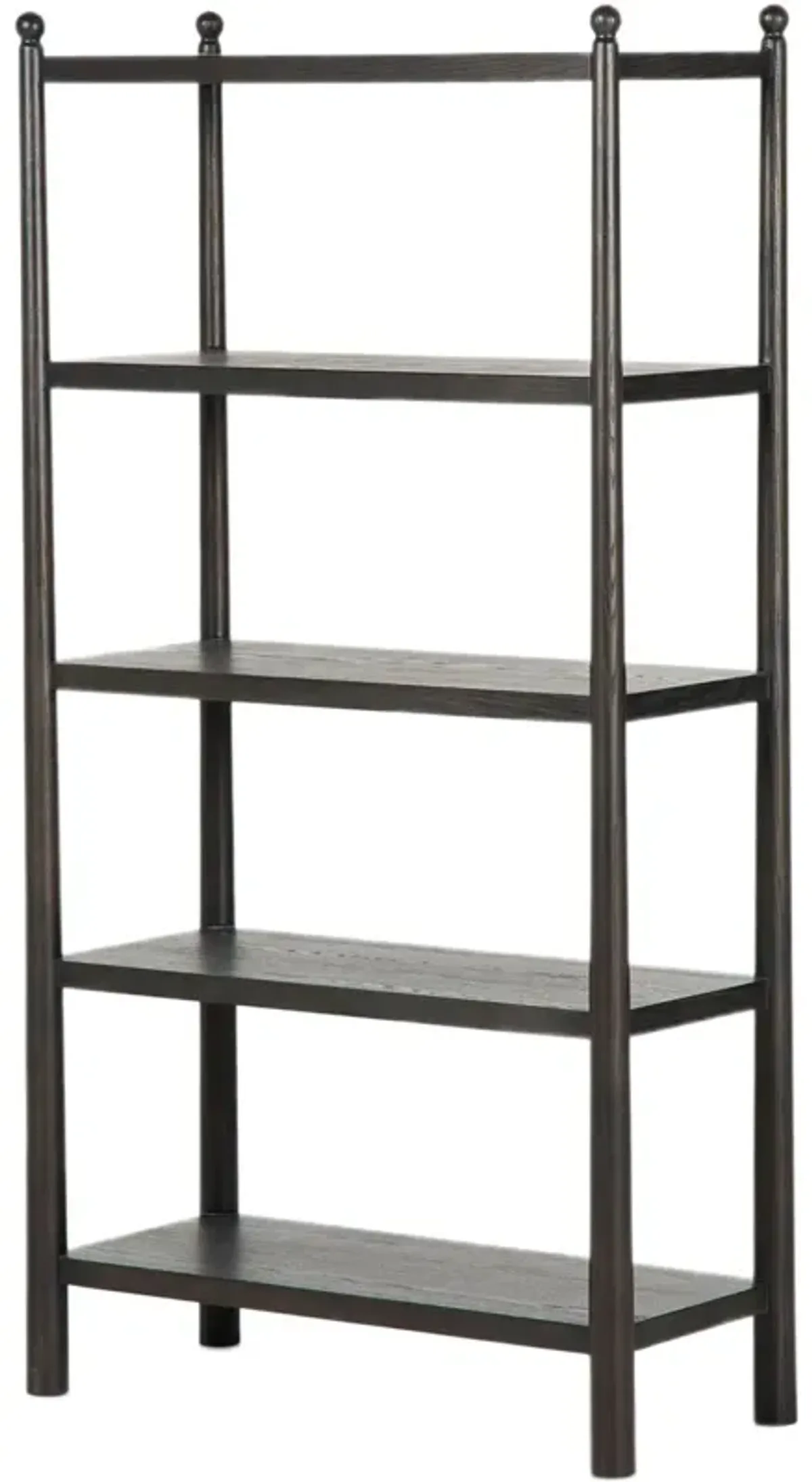 Eldridge 5-Shelf Bookcase - Amber Lewis x Four Hands - Black