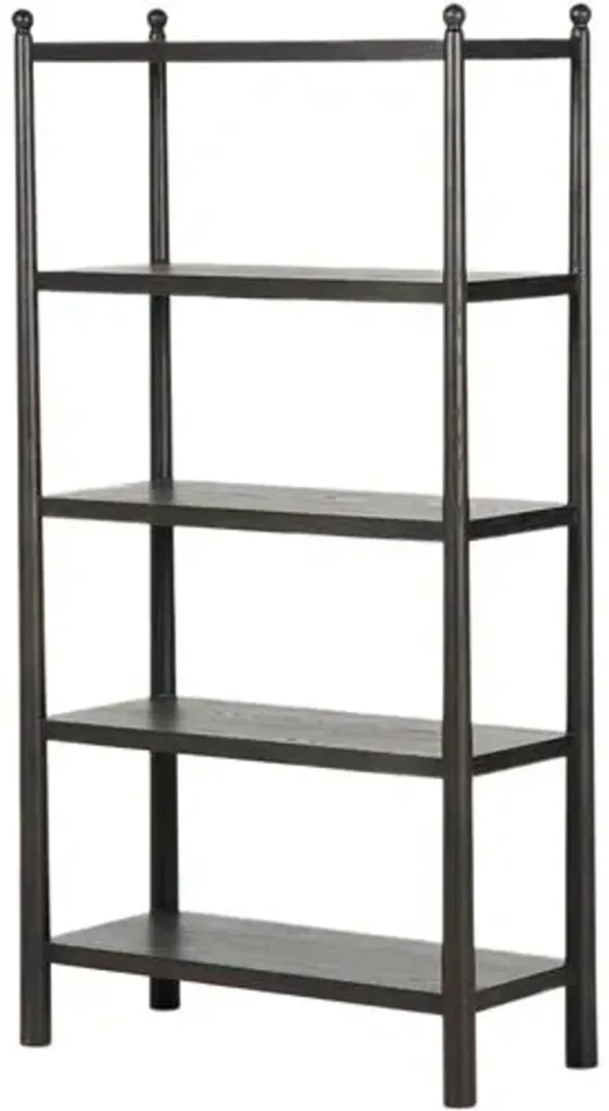 Eldridge 5-Shelf Bookcase - Amber Lewis x Four Hands - Black