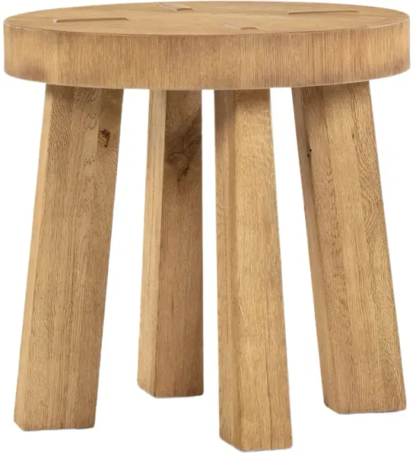 Sadira Oak End Table, Natural