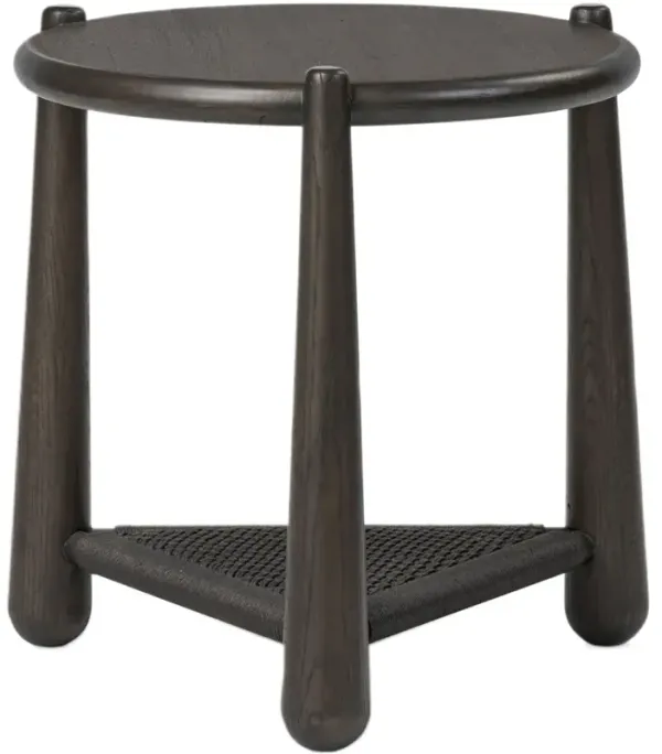 Salvador Oak End Table - Amber Lewis x Four Hands - Black