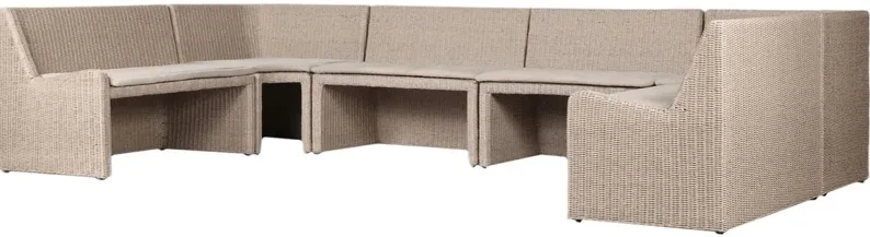Senna U-Shape Outdoor Dining Banquette