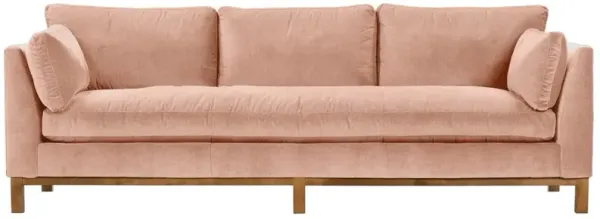 Apollo Velvet Bench-Seat Sofa