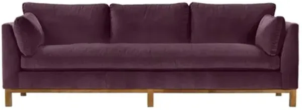 Apollo Velvet Bench-Seat Sofa