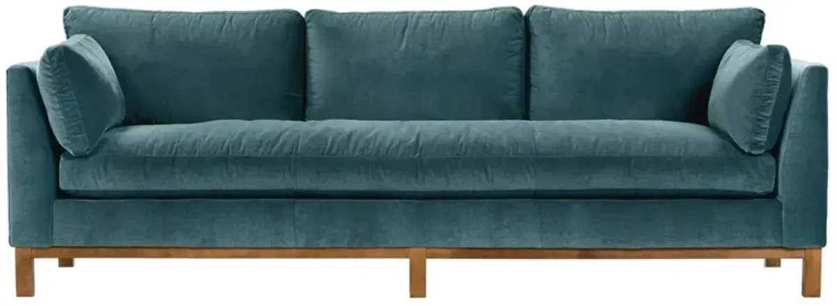 Apollo Velvet Bench-Seat Sofa