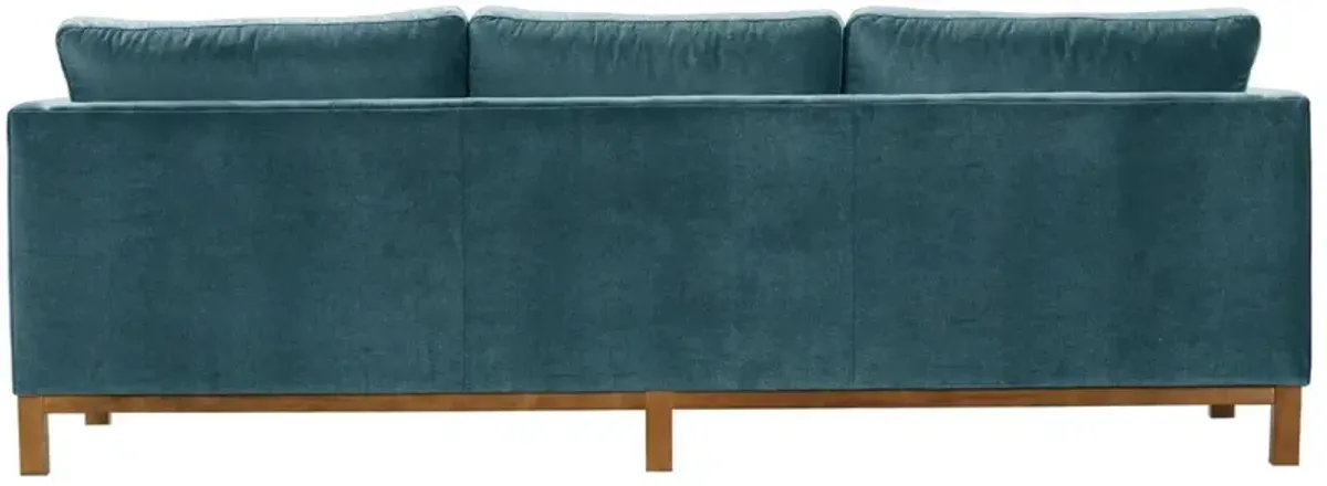 Apollo Velvet Bench-Seat Sofa