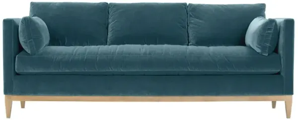 Elodie Velvet Bench-Seat Sofa
