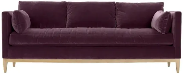 Elodie Velvet Bench-Seat Sofa