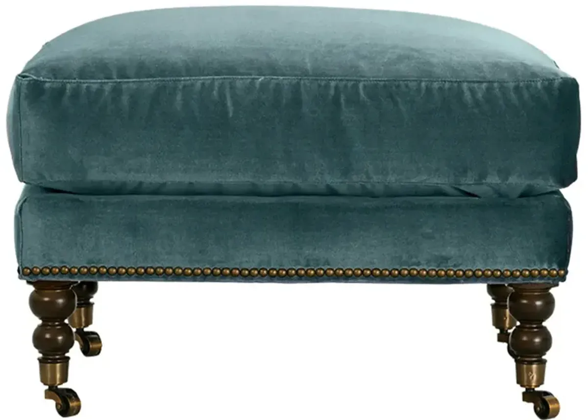 Margot Velvet Ottoman