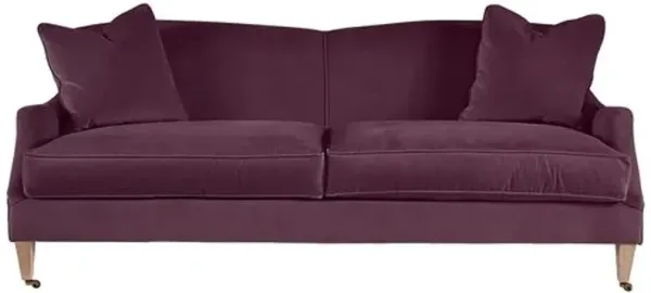 Elodie Velvet Curved Back Sofa