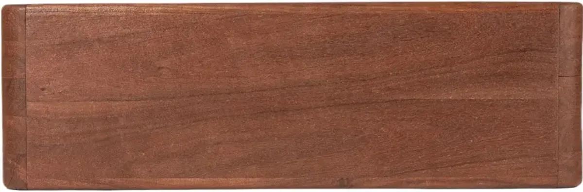 Griffin Waterfall Bench, Walnut