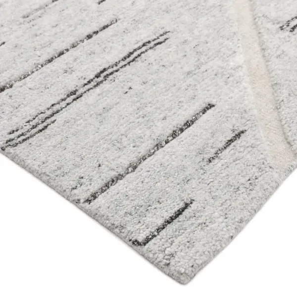 Liza Hand-Knotted Rug, Silver