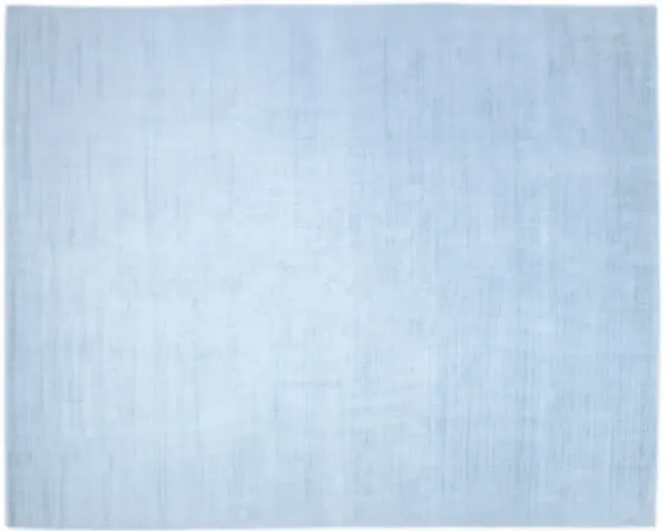 Augie Handmade Rug, Light Blue