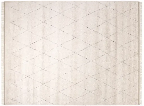 Shaggy Moroccan Hand-Knotted Rug