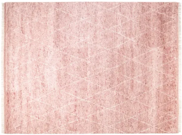 Shaggy Moroccan Hand-Knotted Rug