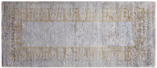 One-of-a-Kind Hand-Knotted Beige Runner, 2'6" x 6'
