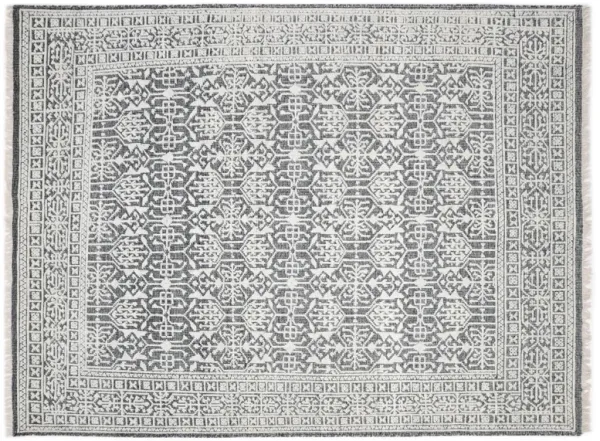Yvonne Hand-Knotted Rug, Gray