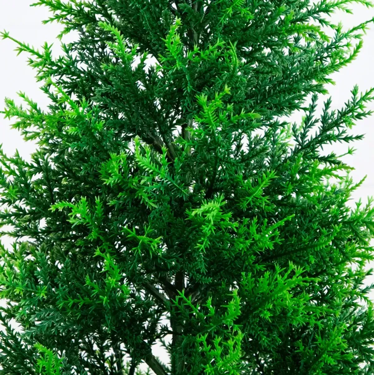UV Resistant Cypress Tower Tree (Indoor/Outdoor) - Green