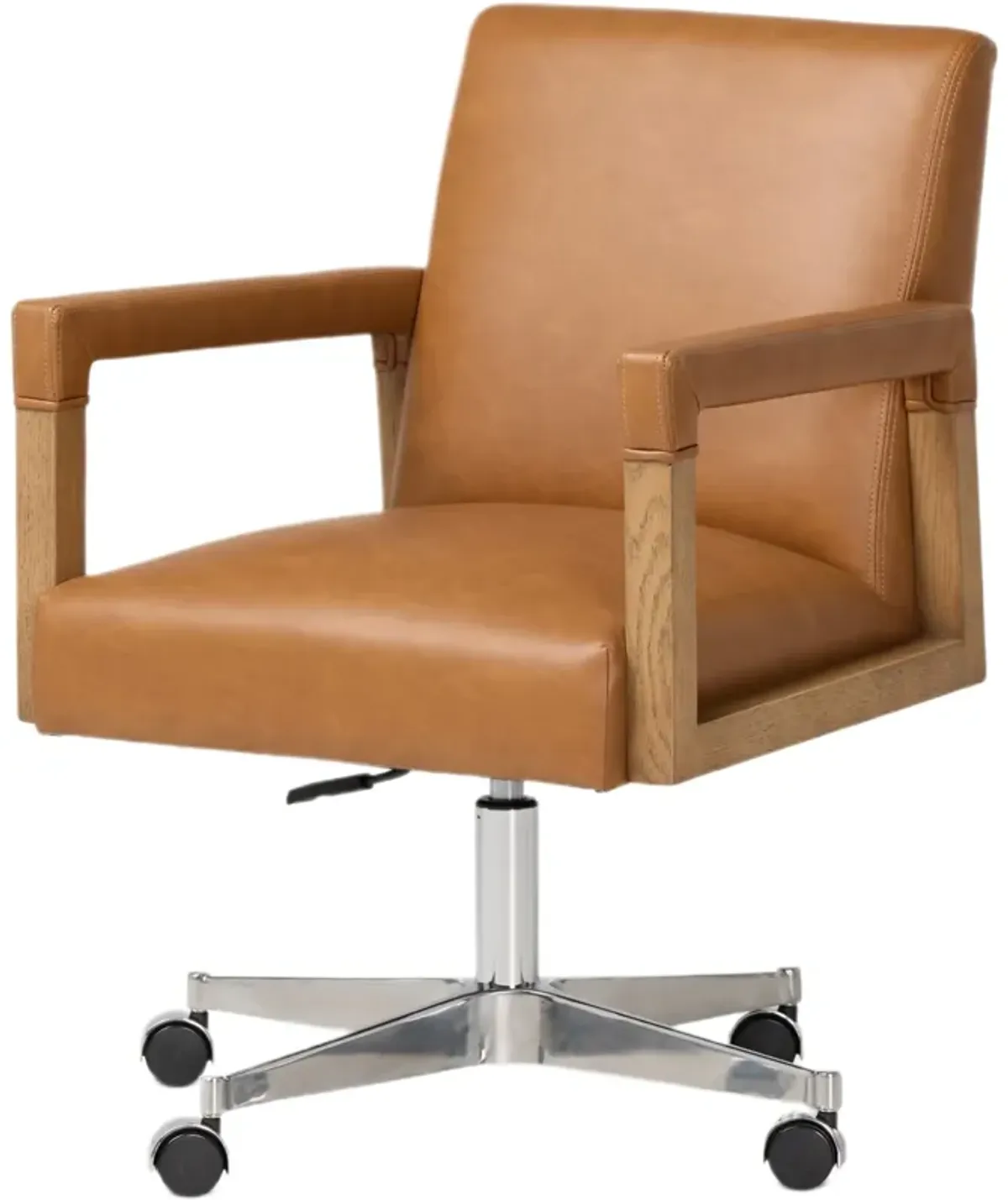Fairlee Leather Desk Chair - Sierra Butterscotch - Brown