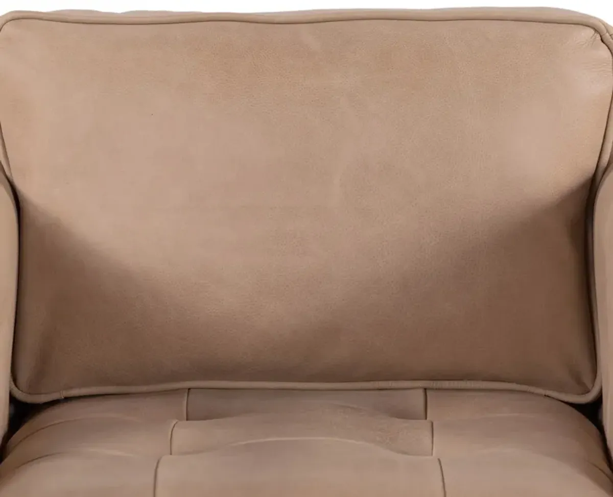 Florin Leather Swivel Chair