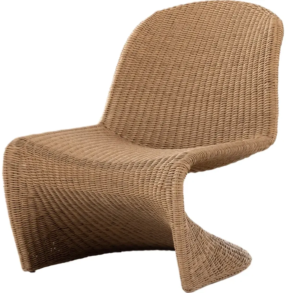 Paulina Outdoor Wicker Occasional Chair - Brown