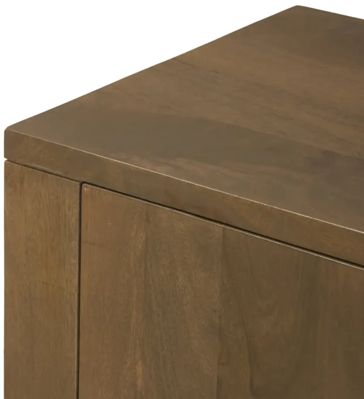 Sabrina 4-Door Sideboard, Taupe Mango/Taupe Cane