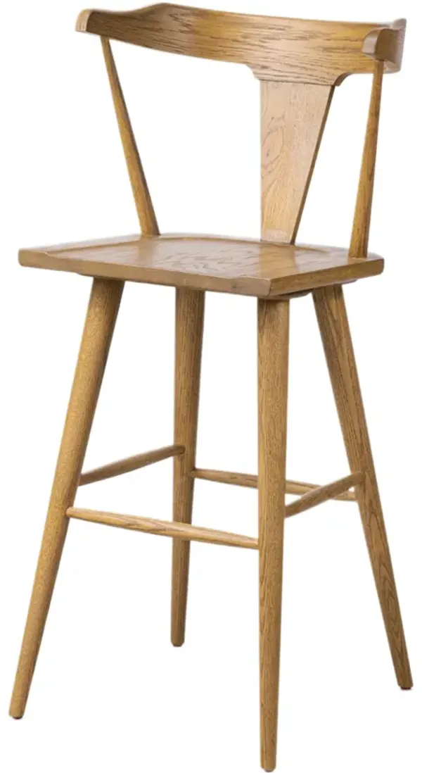 Kaysen Bar Stool, Sandy Oak