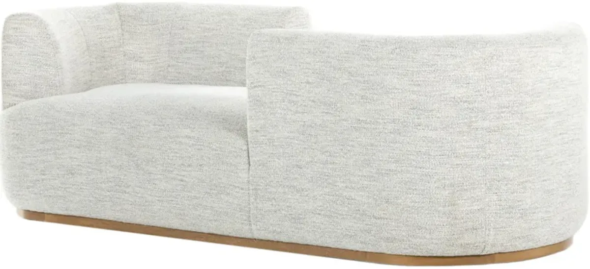 Aluni Tete A Tete Chaise - Merino Cotton Boucle - Brown - Comfortable, Sturdy, Stylish