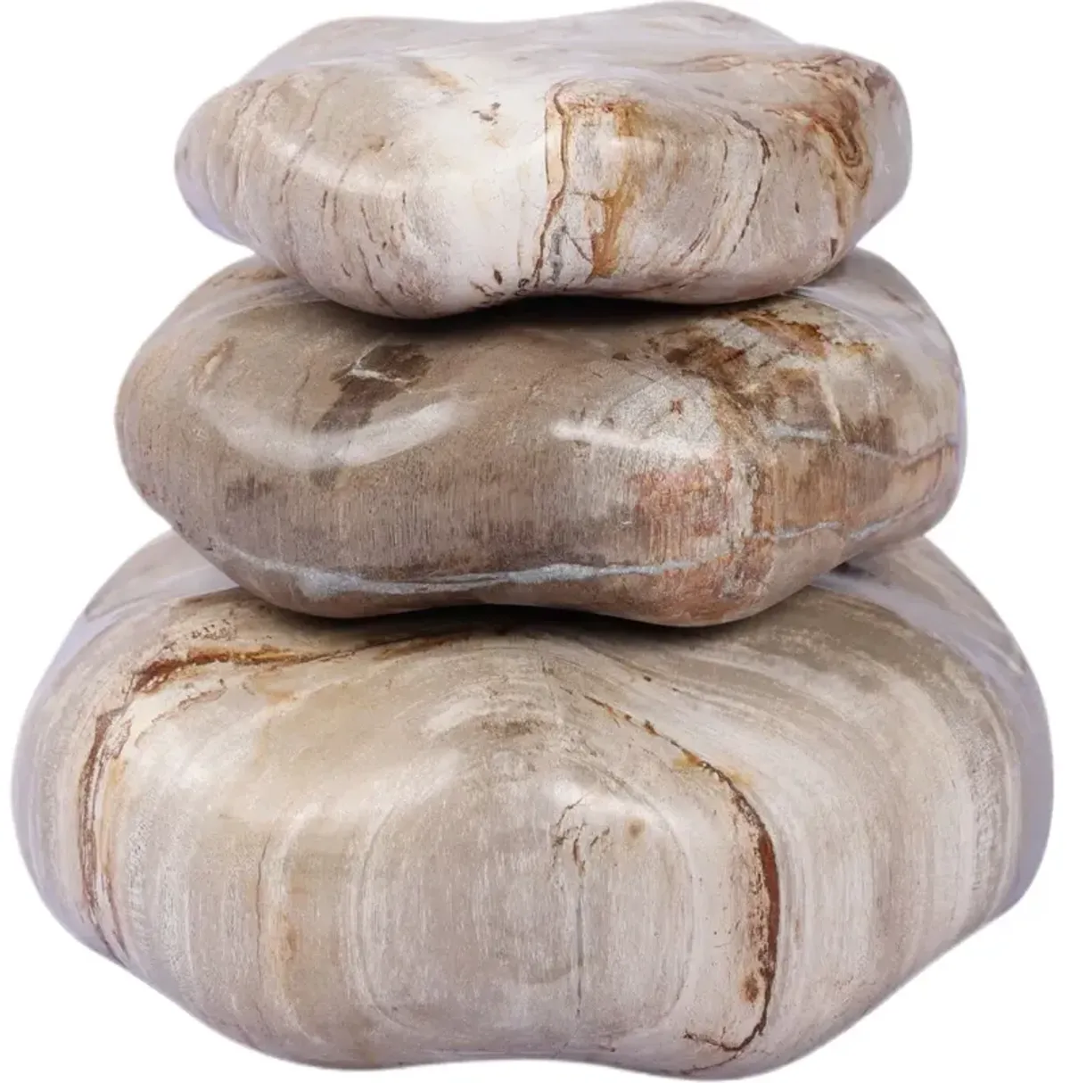 S/3 Kivo Wood Organic Sculptures