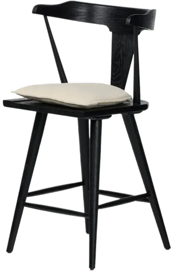 Kaysen Linen Cushion Counter Stool - Antwerp Natural