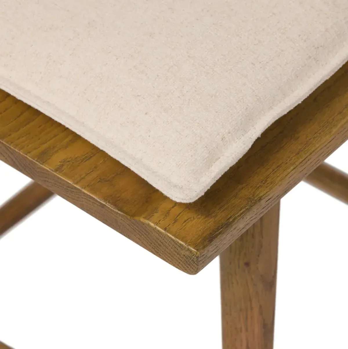 Kaysen Linen Cushion Counter Stool - Antwerp Natural