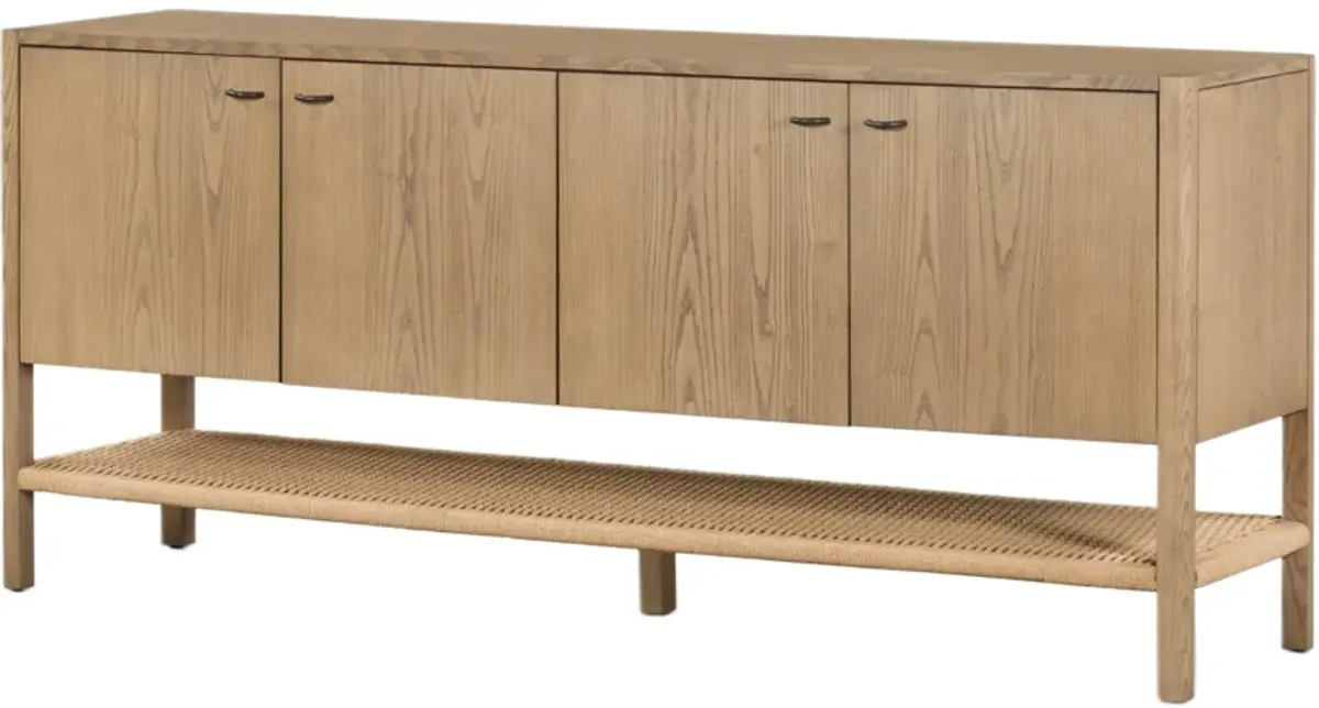 Holly Sideboard, Woven Rush