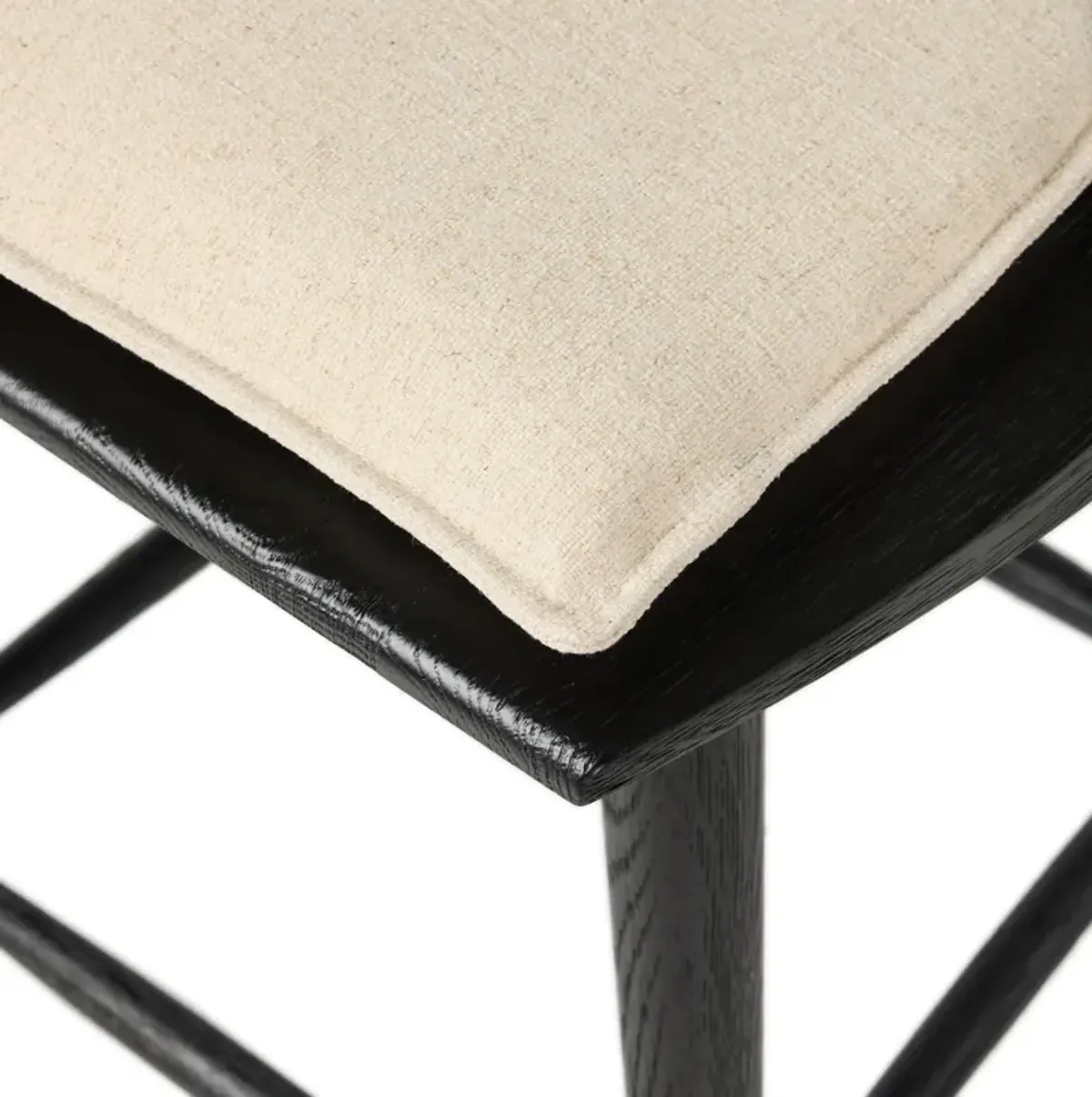 Brody Windsor Linen Counter Stool with Cushion