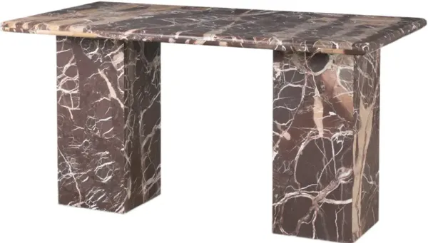 Bari Desk, Merlot Marble