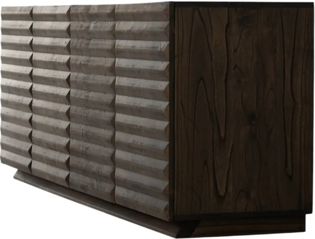 Revya 4-Door Media Console - Brown