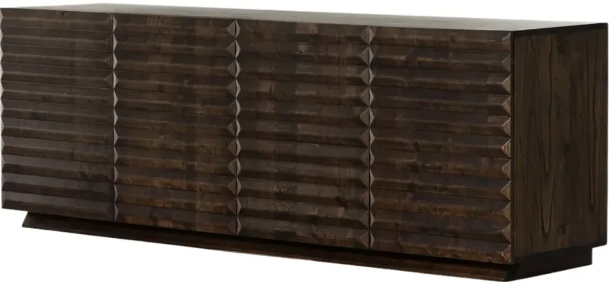 Revya 4-Door Media Console - Brown