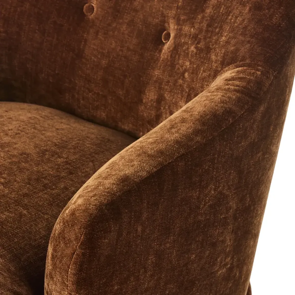 Fernmere Chenille Chaise Lounge, Altair Sienna