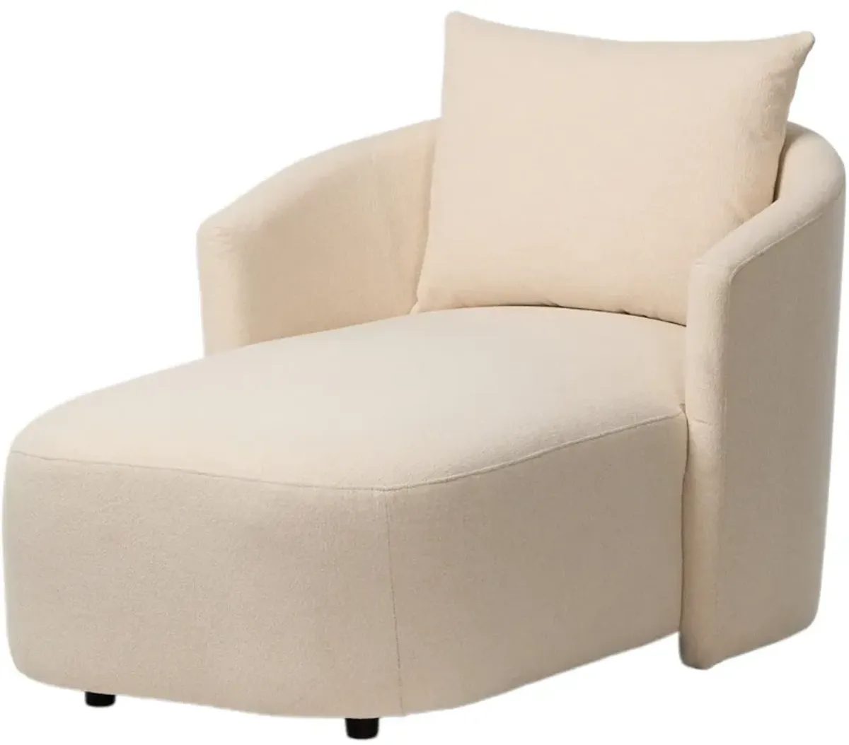 Pax Chaise Lounge - Crypton Wayfarer Snow - White - Comfortable, Sturdy, Stylish