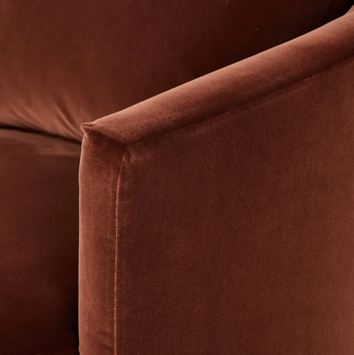 Pax Chaise Lounge, Surrey Auburn Velvet
