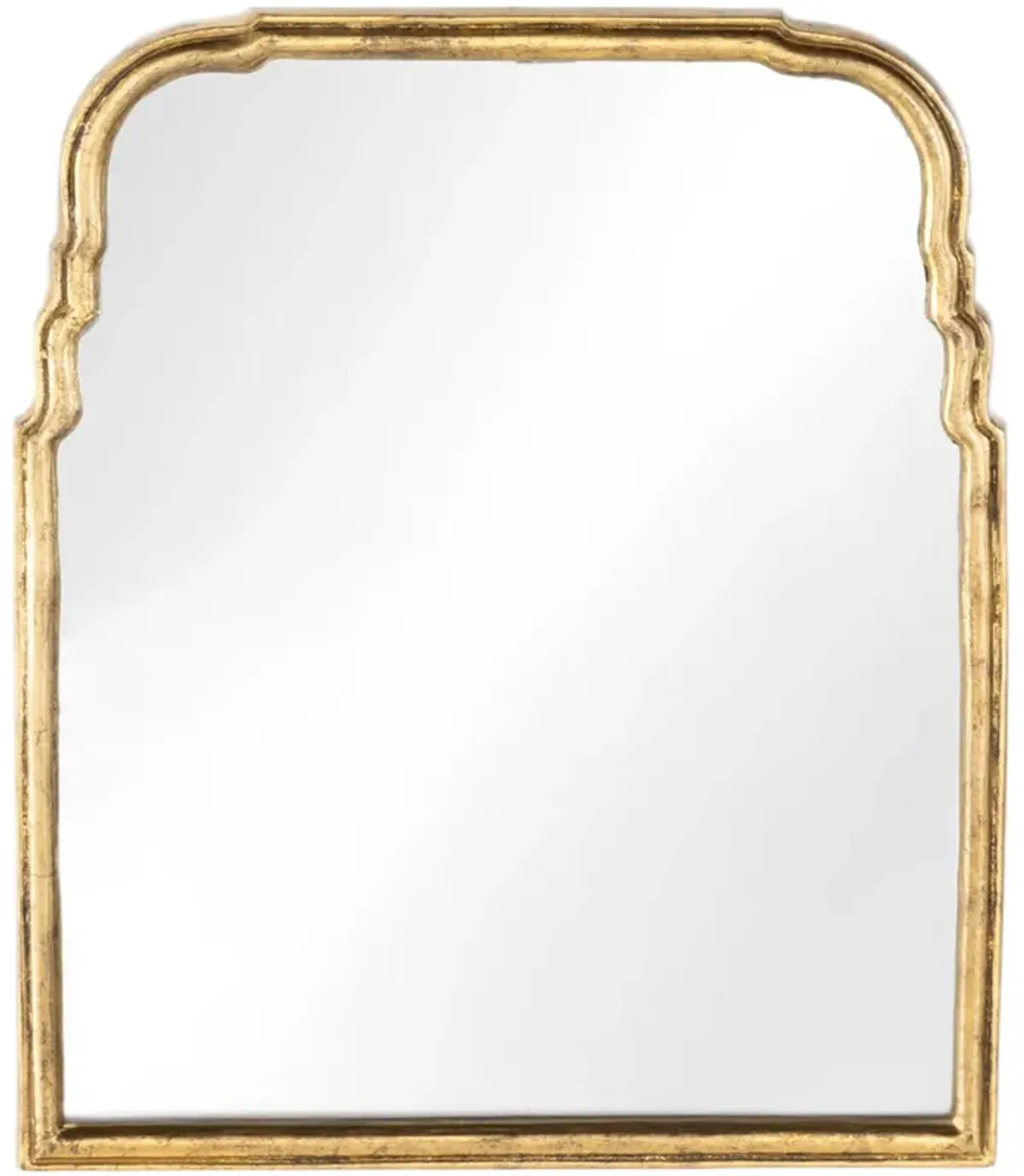 Arlowen Wall Mirror - Antiqued Gold Leaf