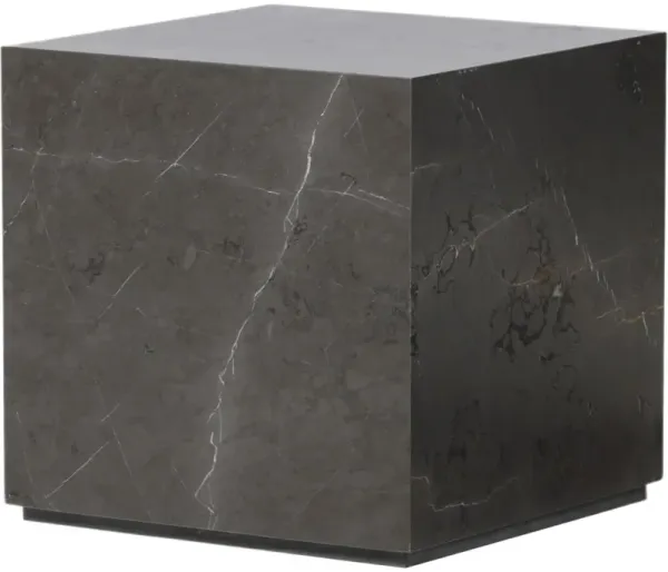 Lachlan Marble Plinth End Table