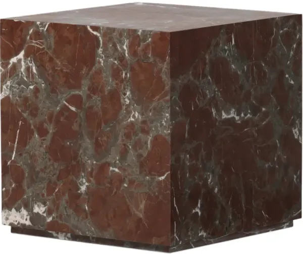 Lachlan Marble Plinth End Table