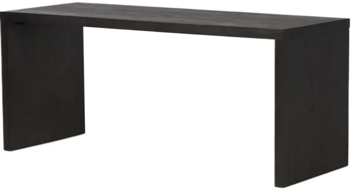 Scarlett Desk, Worn Black Oak