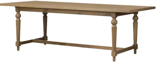 Petrel Rectangular 88-104" Extension Dining Table, Worn Oak