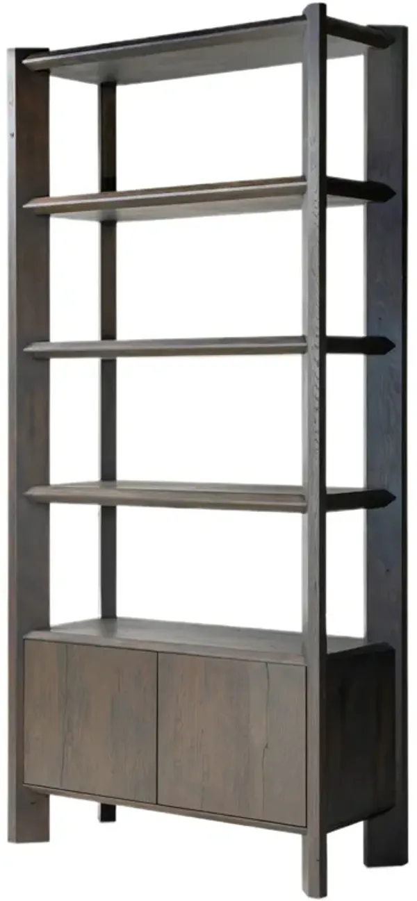 Marrowind Bookshelf - Smoked Black Oak